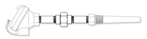 Adjustable compression seal fittings, piping hardware and spring loaded fittings
